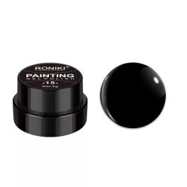 Roniki Painting gél 15 - fekete festőzselé 