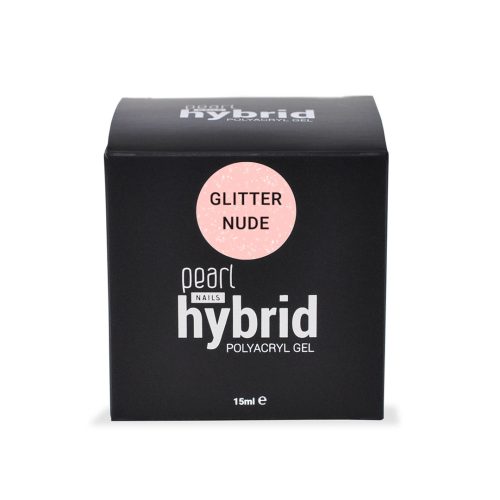 hybrid PolyAcryl Gel - Glitter Nude - 15ml