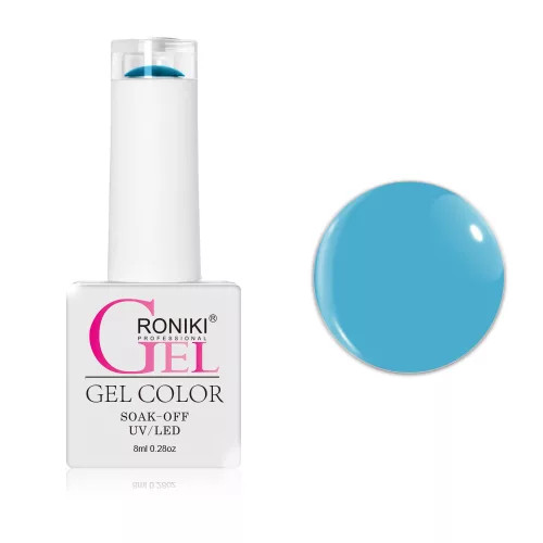 Roniki Vivid blue széria - 10 gél lakk