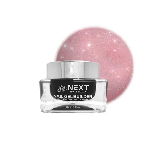Next By Zellia Gel Builder / Epítő Zselé 30G - Hema Free - Zgb-017 - Morning Lake - Reflektív