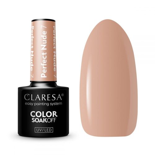 CLARESA UV/LED gél lakk 5g - PERFECT NUDE 7