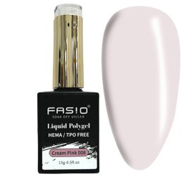Fasio Liquid Polygel - 15G - 008 - Cream Pink